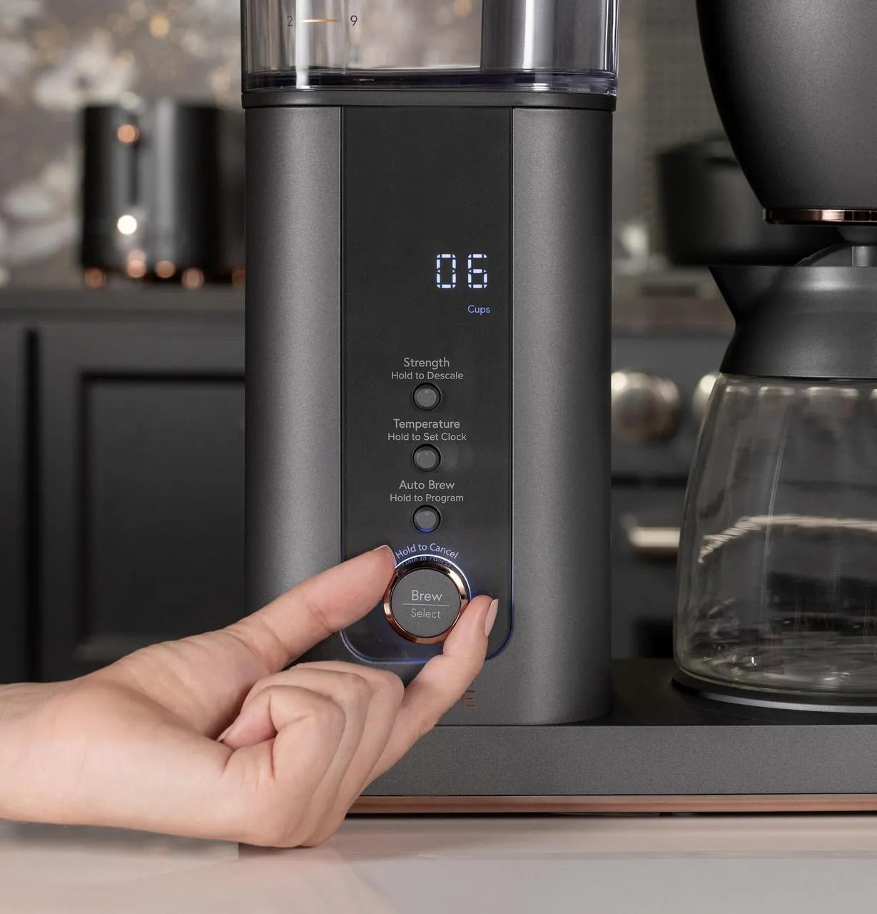Cafe C7CDABS3RD3 Caf&#8482; Specialty Drip Coffee Maker With Glass Carafe