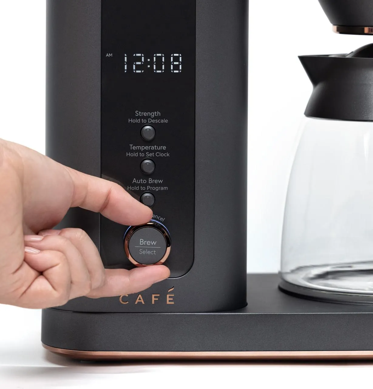 Cafe C7CDABS3RD3 Caf&#8482; Specialty Drip Coffee Maker With Glass Carafe