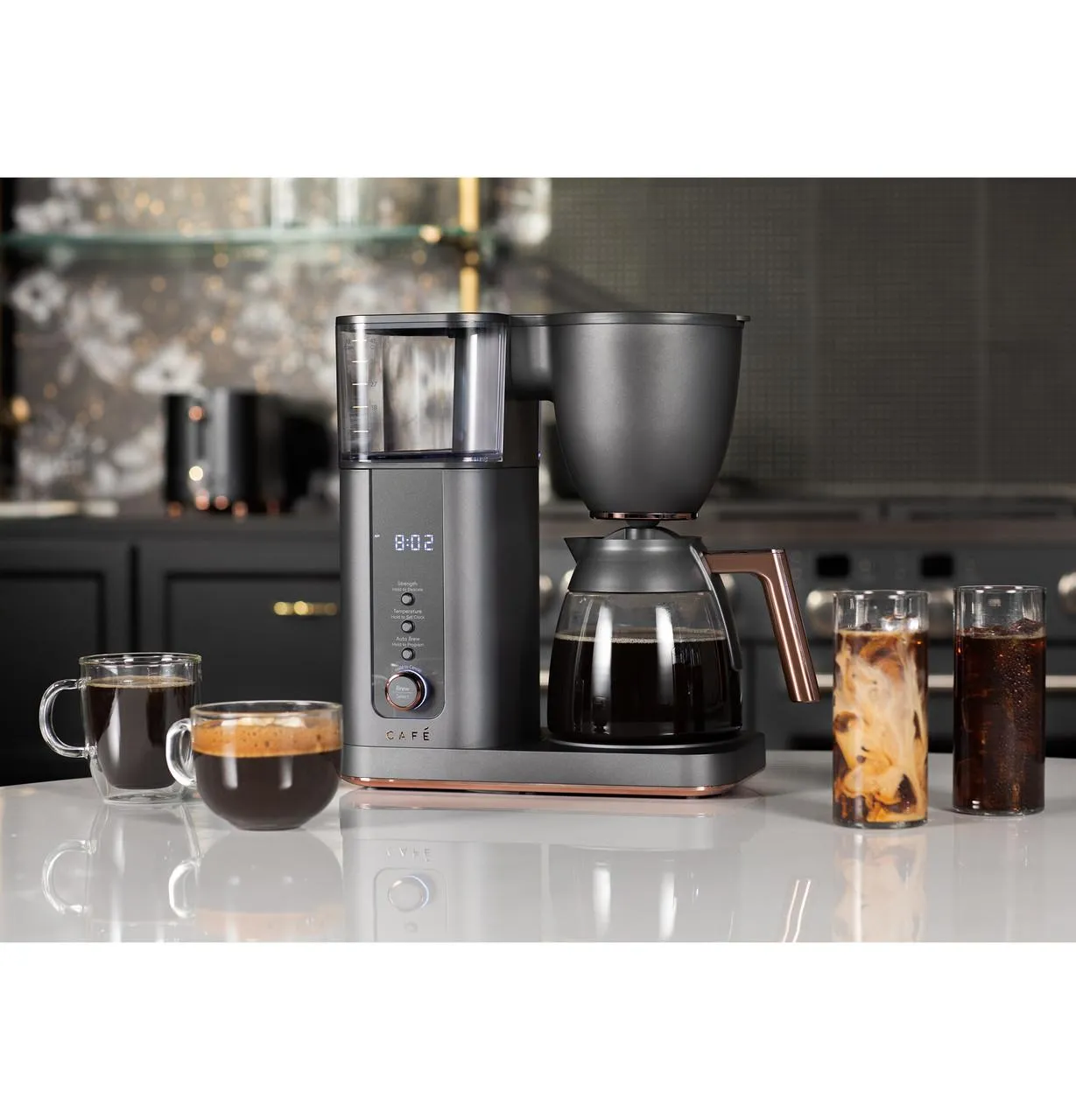 Cafe C7CDABS3RD3 Caf&#8482; Specialty Drip Coffee Maker With Glass Carafe