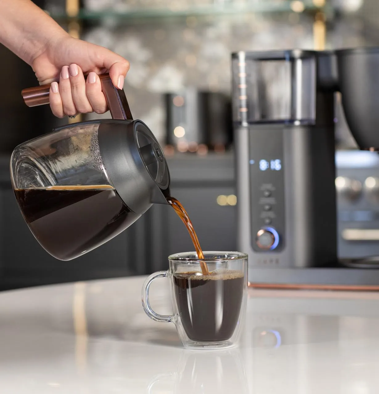 Cafe C7CDABS3RD3 Caf&#8482; Specialty Drip Coffee Maker With Glass Carafe