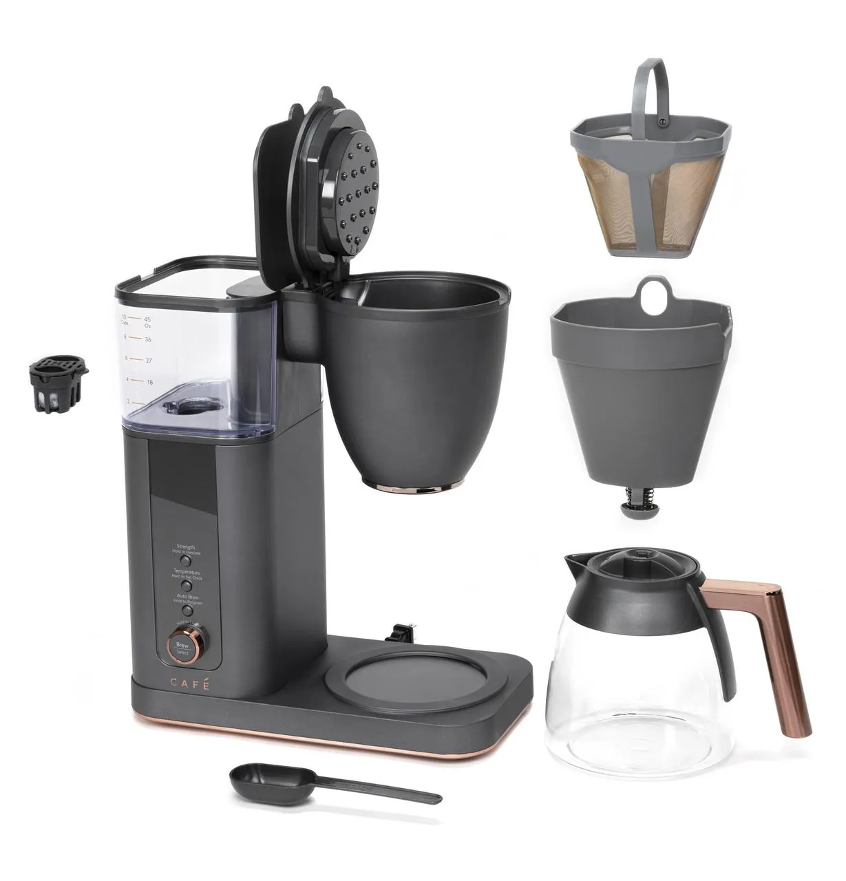 Cafe C7CDABS3RD3 Caf&#8482; Specialty Drip Coffee Maker With Glass Carafe