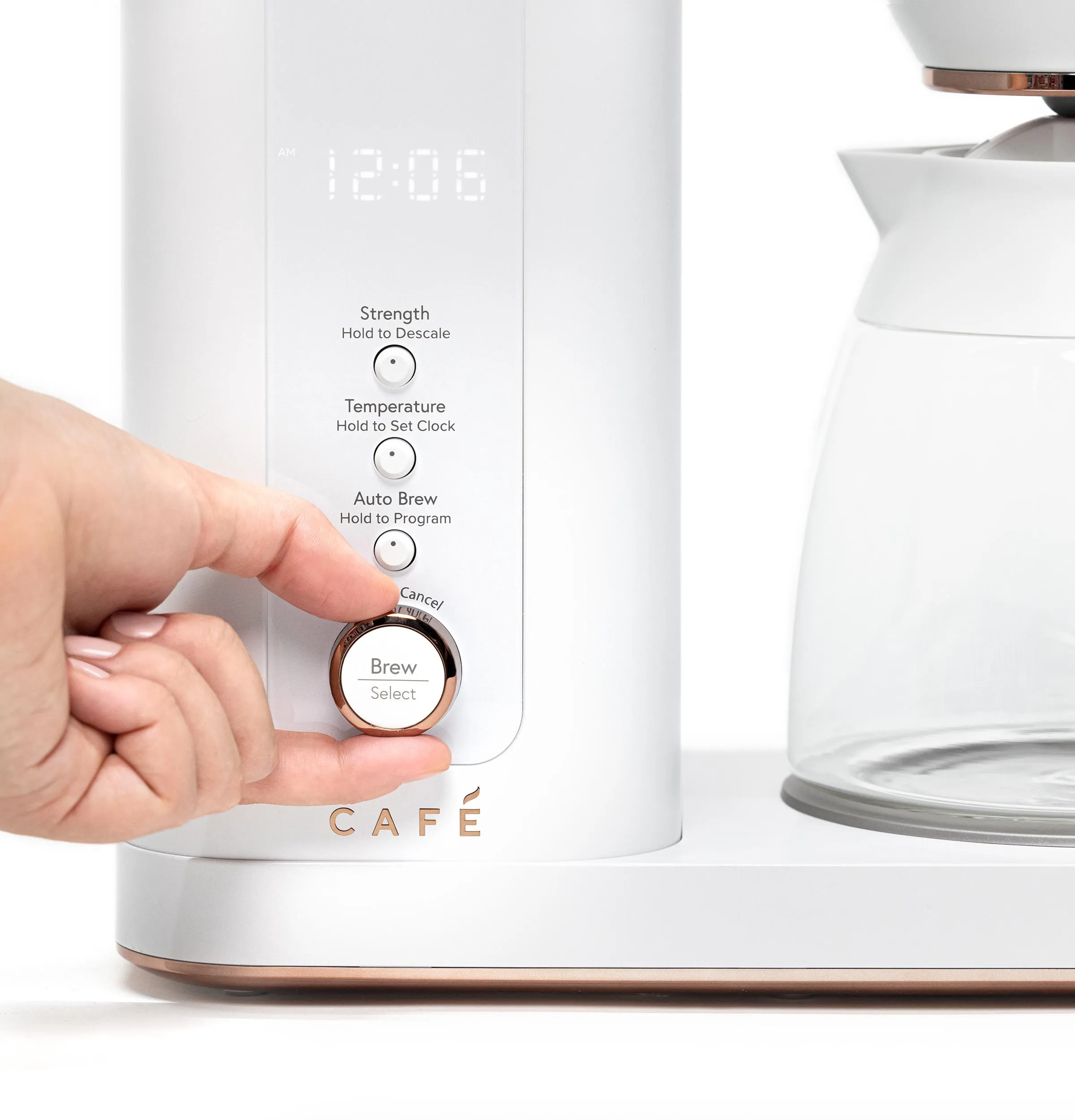 Cafe C7CDABS4RW3 Caf&#8482; Specialty Drip Coffee Maker With Glass Carafe