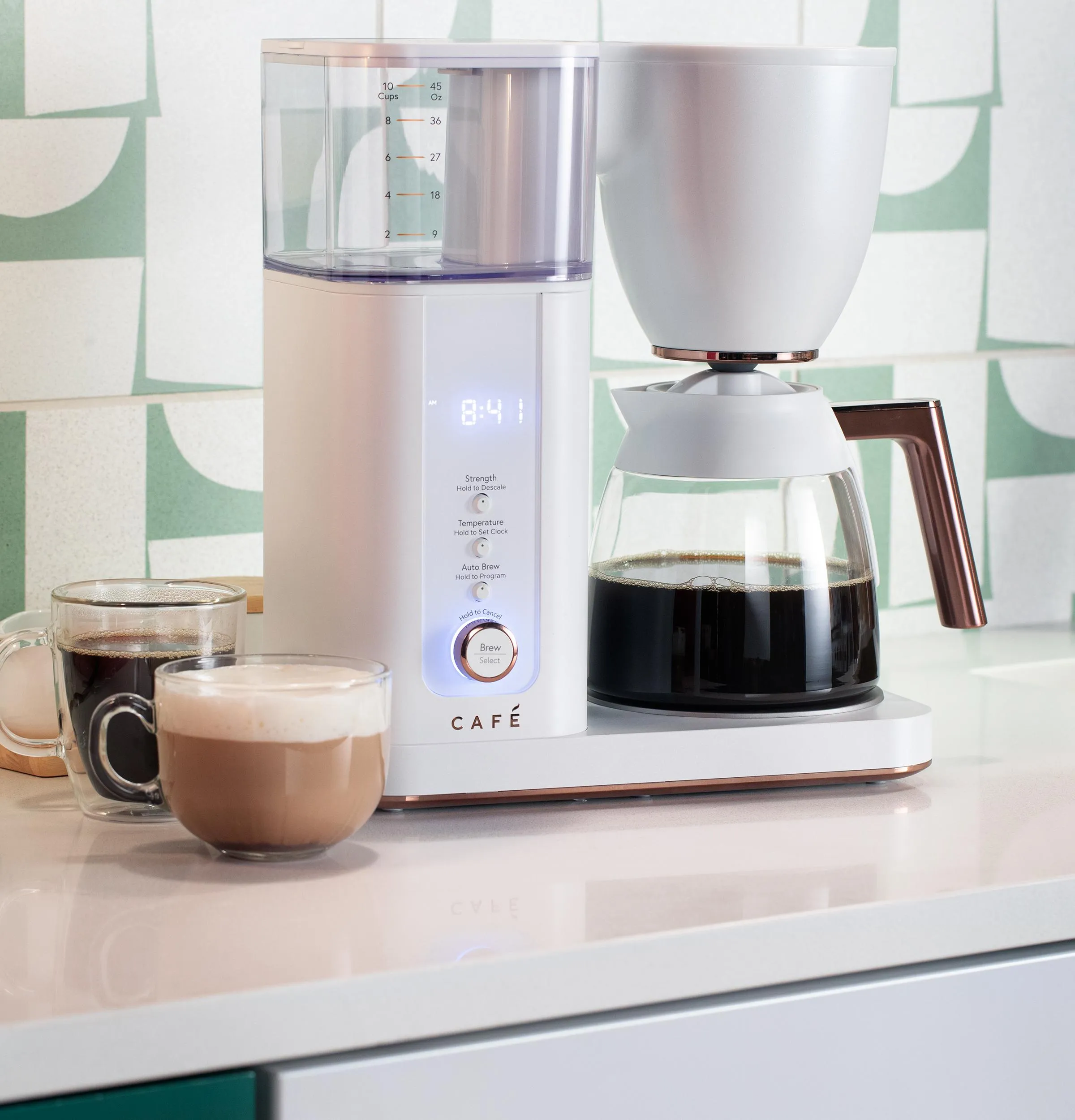 Cafe C7CDABS4RW3 Caf&#8482; Specialty Drip Coffee Maker With Glass Carafe