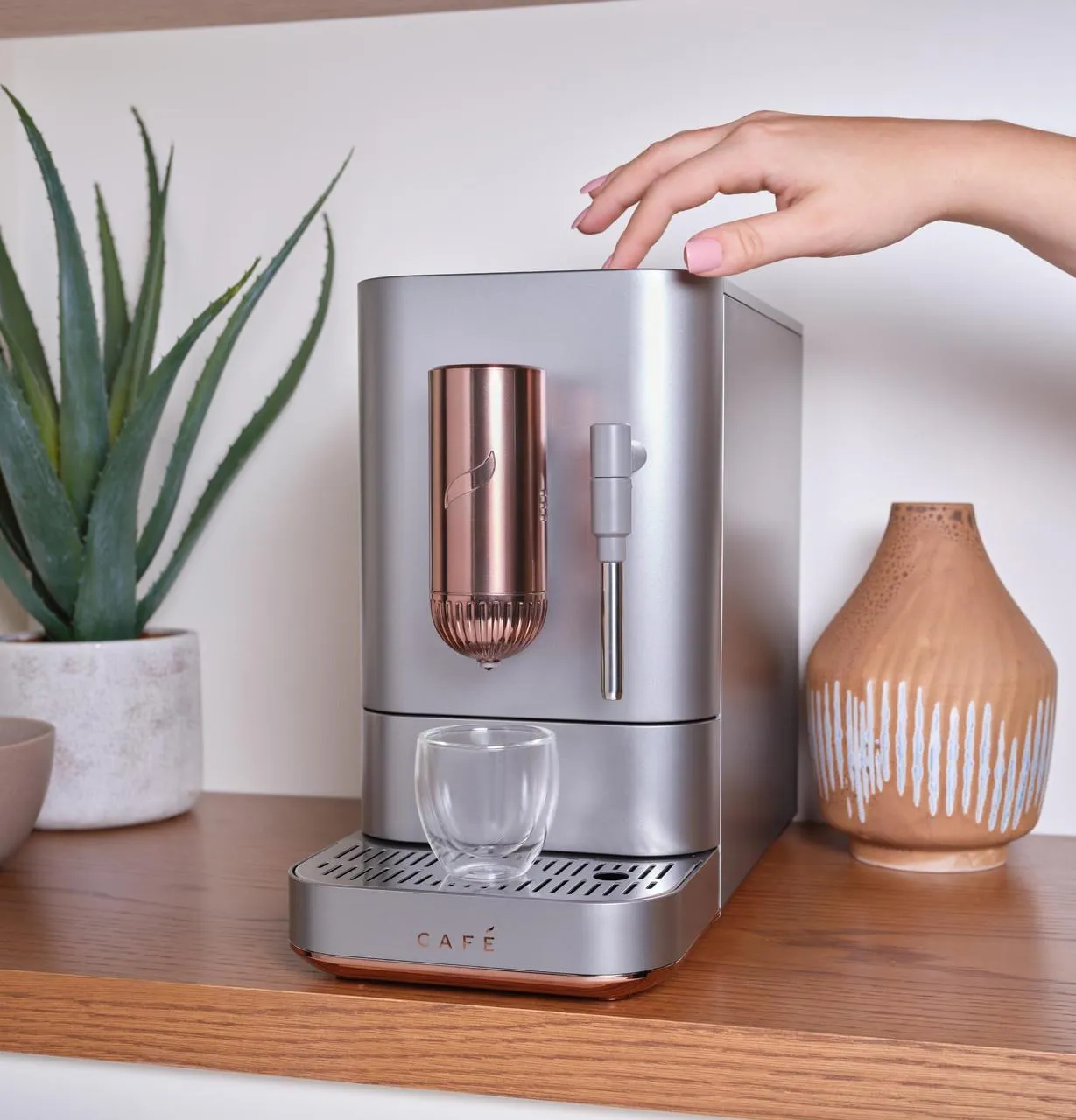 Cafe C7CEBBS2RS3 Caf&#8482; Affetto Automatic Espresso Machine   Frother