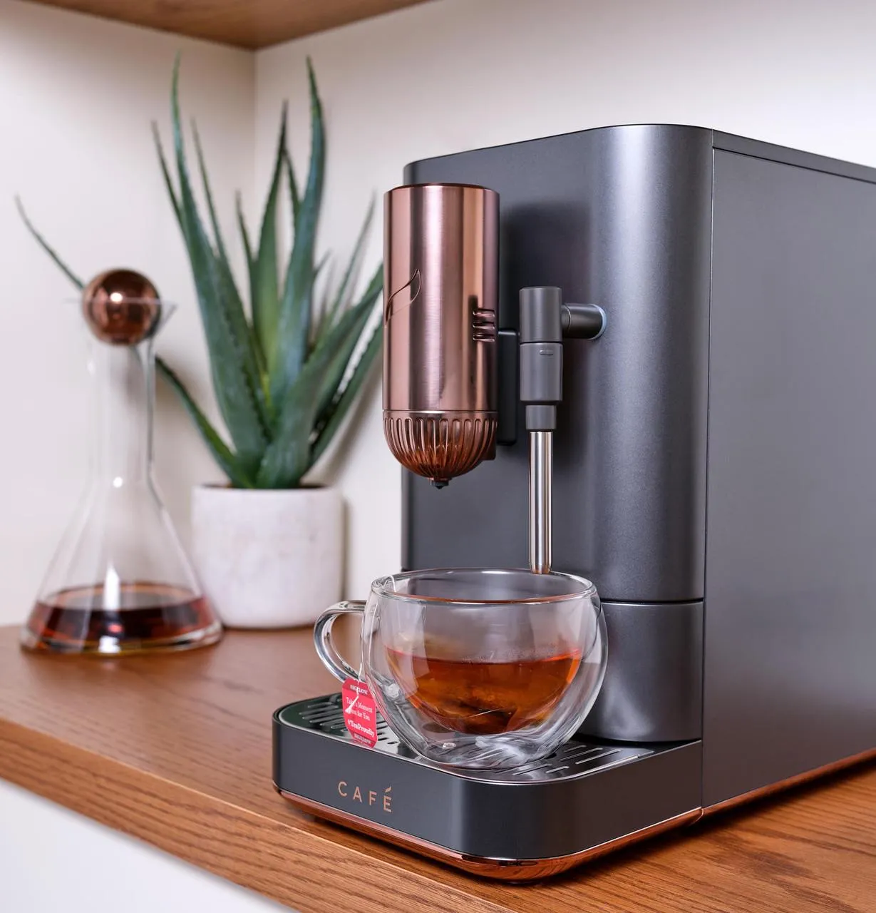 Cafe C7CEBBS3RD3 Caf&#8482; Affetto Automatic Espresso Machine   Frother