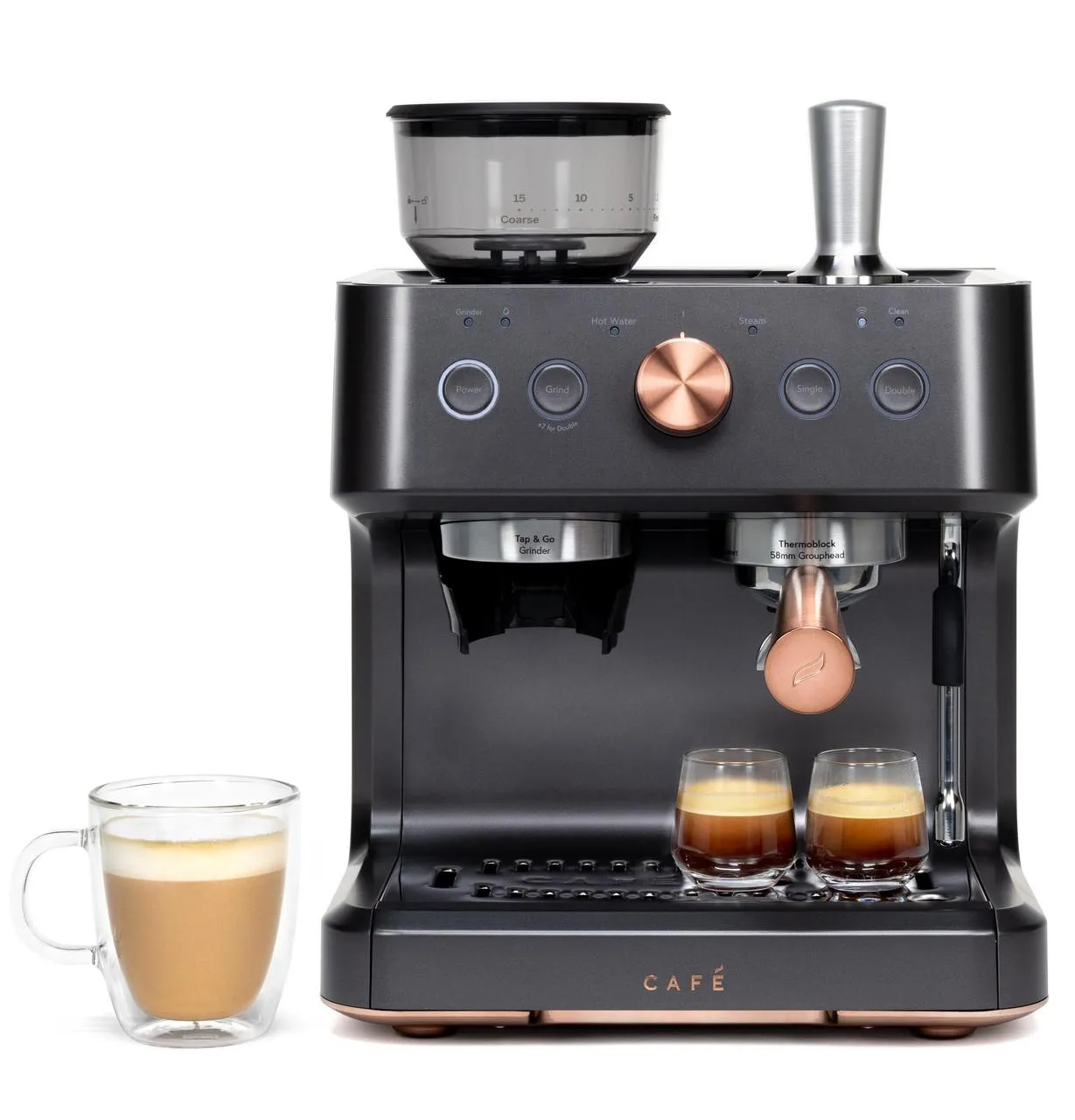 Cafe C7CESAS3RD3 Caf&#8482; Bellissimo Semi Automatic Espresso Machine   Frother