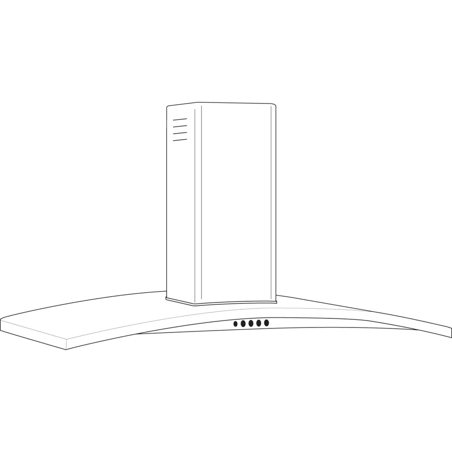 Cafe UVI7361SWSS 36" Island-Mount Chimney Hood