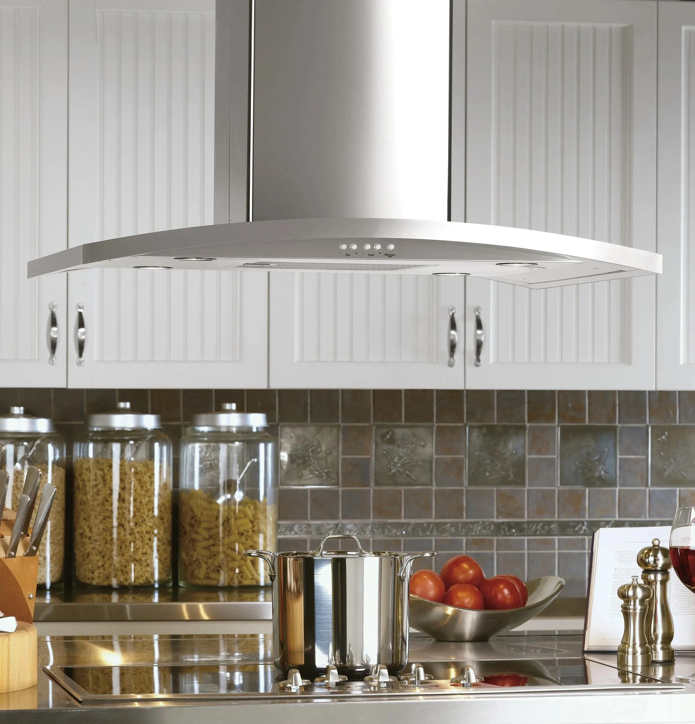 Cafe UVI7361SWSS 36" Island-Mount Chimney Hood