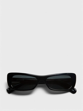 Capri Sunglasses In Black, Yellow Gold And Grey Limited Time Hot Deal
