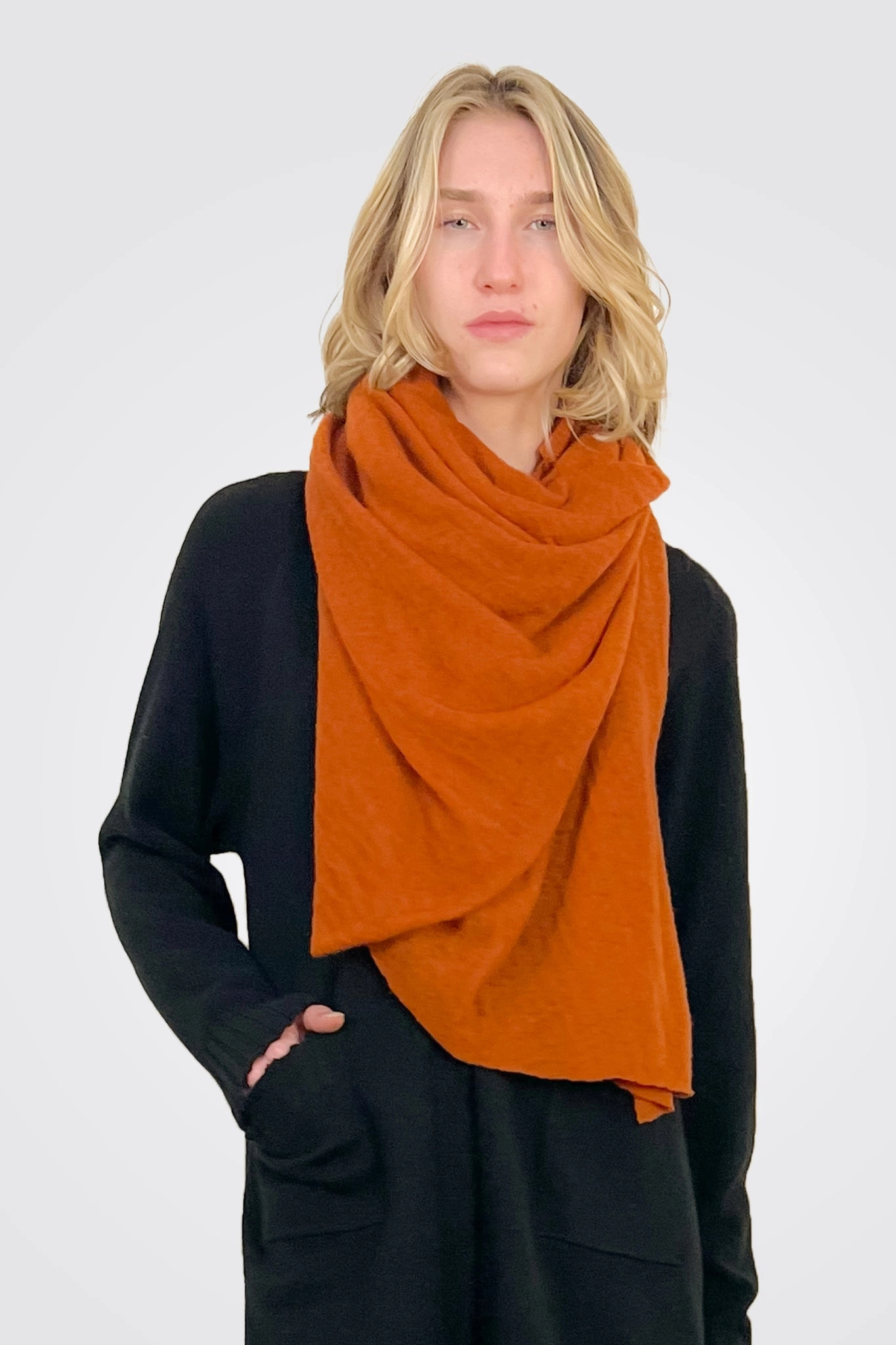 Special Savings Today Cashmere Scarf  - Burnt Orange