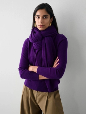 Shop & Grab Offer Cashmere Travel Wrap - Deep Plum