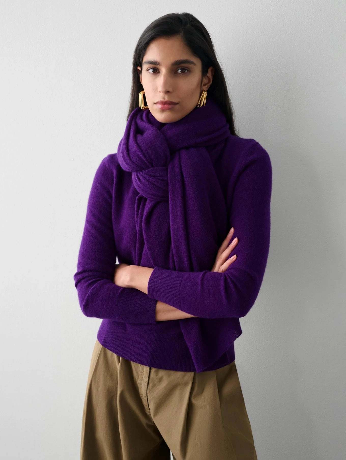 Shop & Grab Offer Cashmere Travel Wrap - Deep Plum