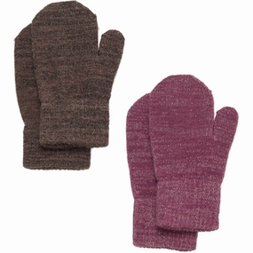 Daily Hot Deal Dont Miss This Steal Celavi Mittens Magic Glitter 2-Pack Mellow Mauve