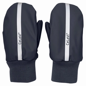Perfect Gift Sale Limited Stock Hot Deal Celavi Navy Pu Mittens W. Fleece Lining