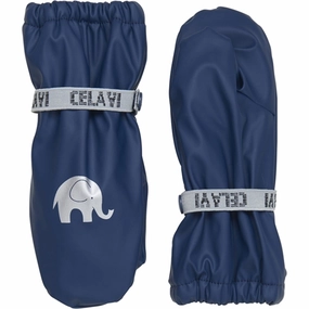 Instant Discount Celavi Pu Mittens W. Fleece Pageant Blue