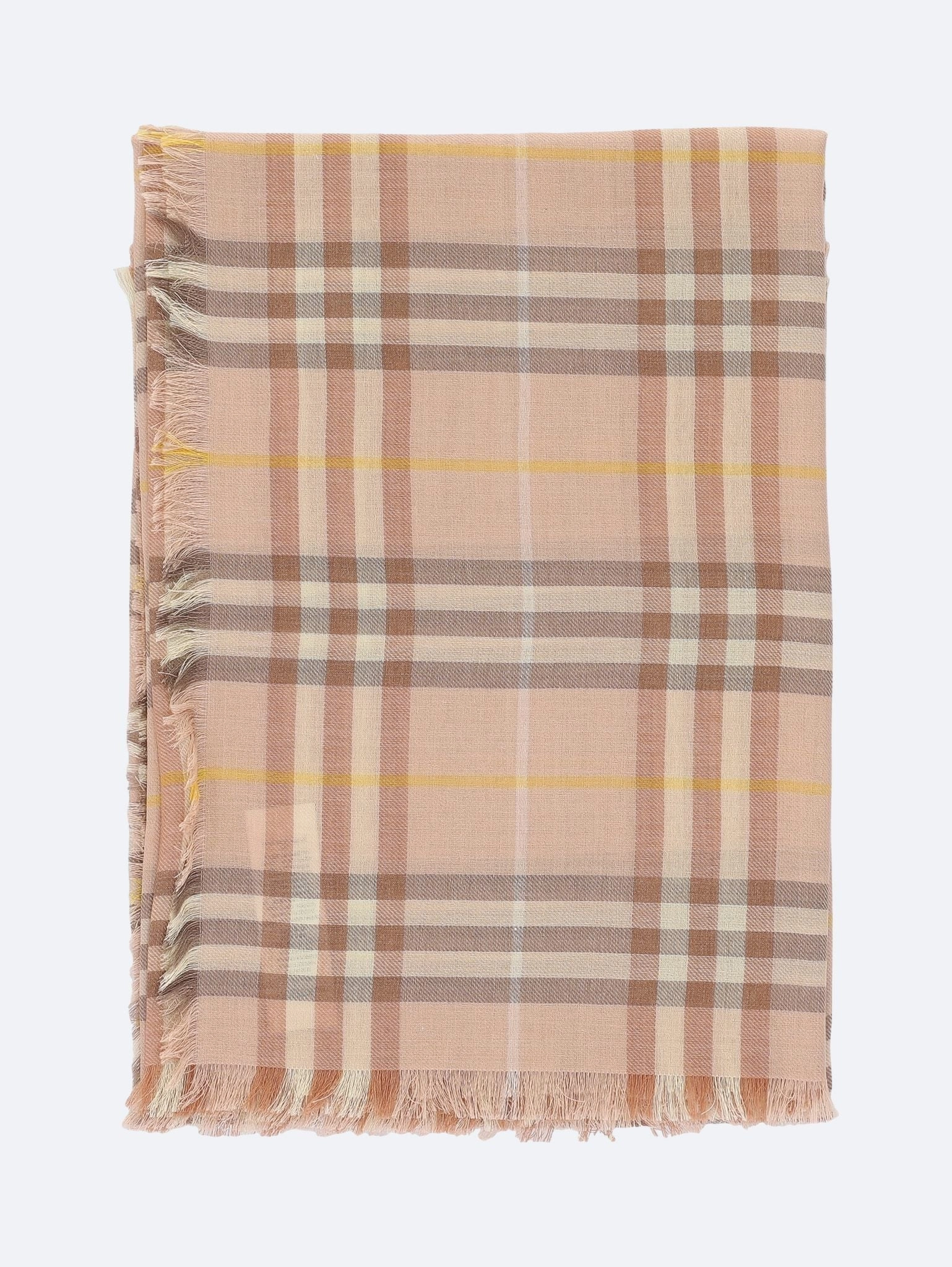 Check Cashmere Scarf Special Occasion Discount