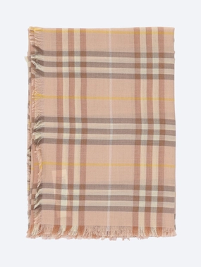 Check Cashmere Scarf Special Occasion Discount