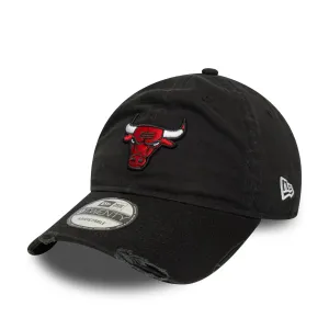 Weekend Flash Offer Chicago Bulls Nba Capwash Distress Black / New Era 9Twenty
