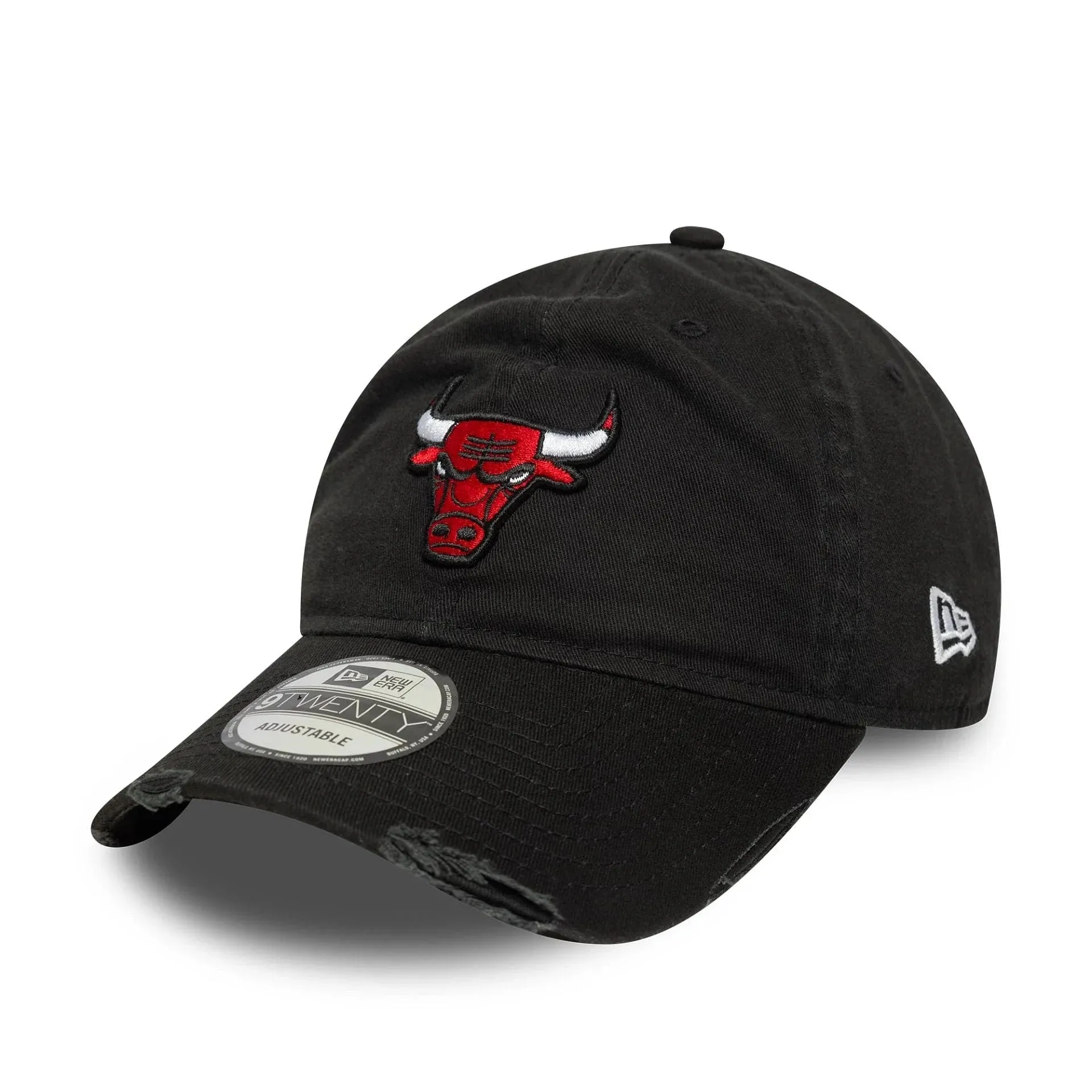 Weekend Flash Offer Chicago Bulls Nba Capwash Distress Black / New Era 9Twenty