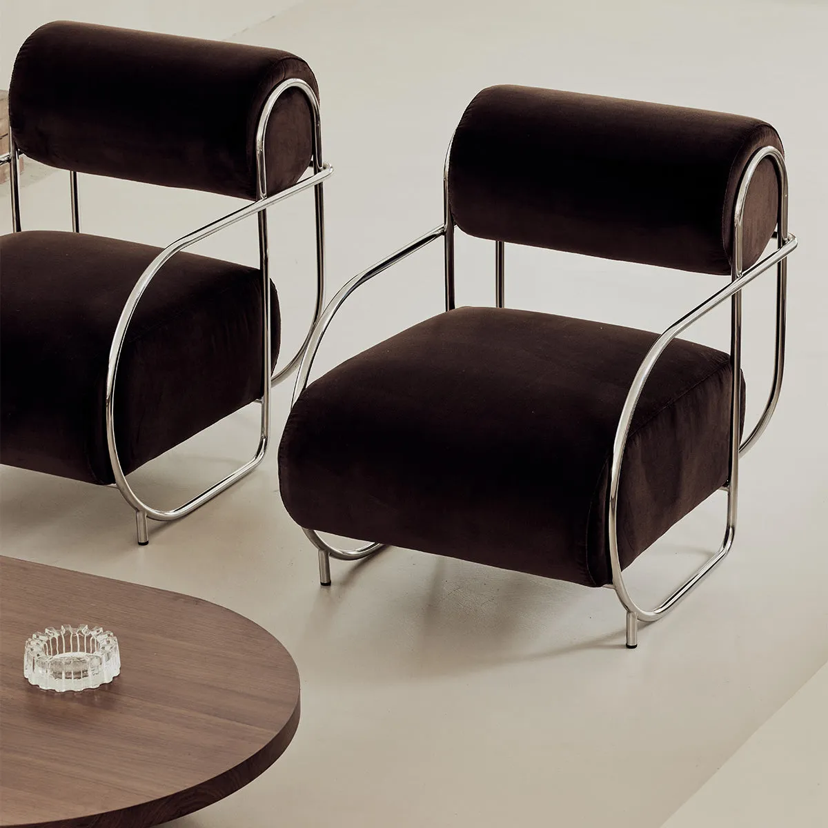 Chromeo Armchair & Ottoman (Avalon Piccolo)