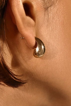 Limited Edition Offer Special Deals Online Chunky Teardrop Earrings In 14K Yellow Gold