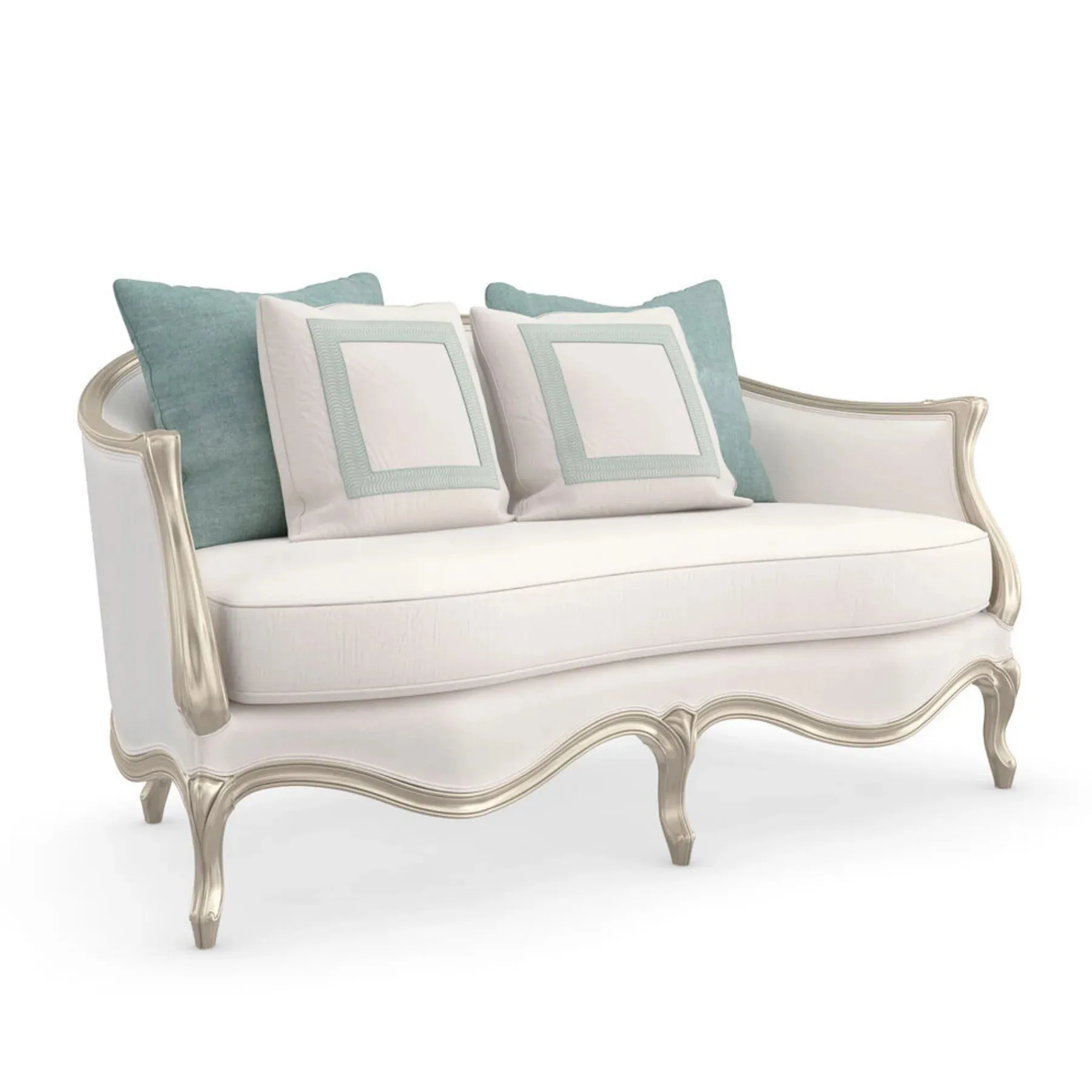 Classic Upholstery - Le Canape Sofa (Teal)