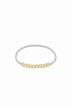 Classic Beaded Bliss 2Mm Bead Bracelet 4Mm Mixed Metal Today Only Discount Alert