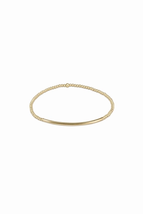 Special Steal Event Save Big Online Classic Gold 2Mm Bead Bracelet- Bliss Bar Gold