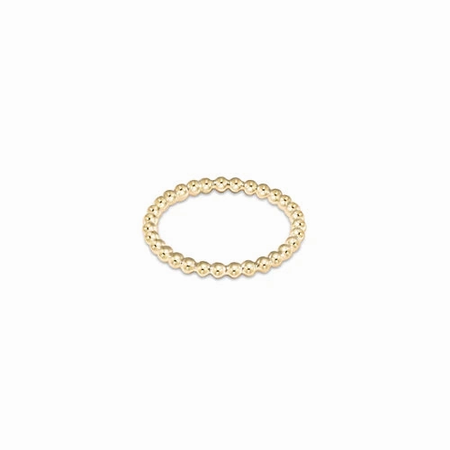 Special Online Offer Classic Gold 2Mm Bead Ring Size 8