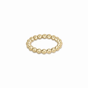 Hot Sale Today Unmissable Deal Today Classic Gold 3Mm Bead Ring - Size 8