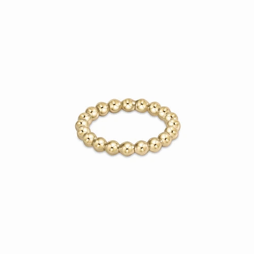 Todays Hot Savings Weekend Flash Offer Classic Gold 3Mm Bead Ring Size 7