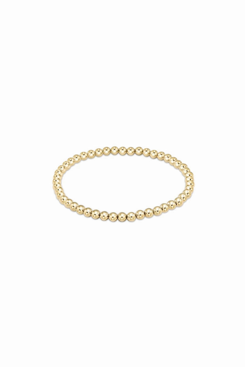 Classic Gold 4Mm Bead Bracelet Exclusive Deal Inside Price Slash Today