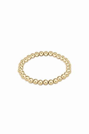 Classic Gold 6Mm Bead Bracelet Exclusive Holiday Deal Clearance Event