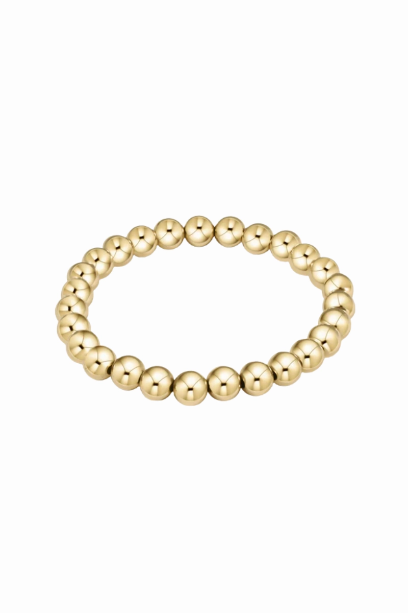 Best Price Online Classic Gold 7Mm Bead Bracelet