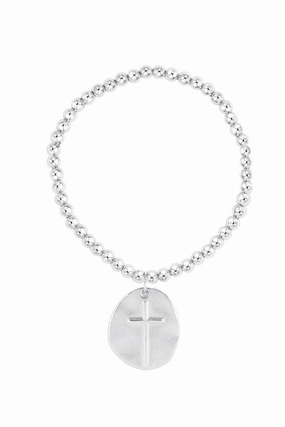 Perfect Gift Offer Best Seller Deal Classic Sterling 4Mm Bead Bracelet - Inspire Sterling Charm