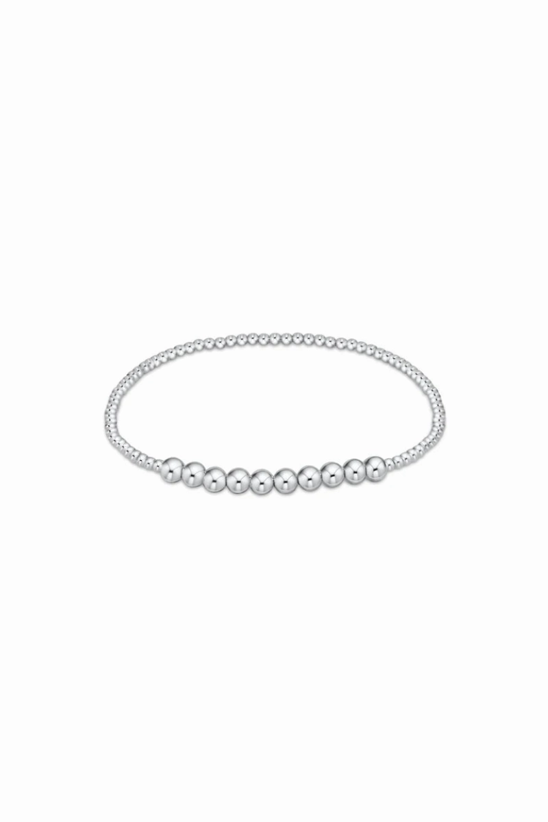 Classic Sterling Beaded Bliss 2Mm Bead Bracelet - 4Mm Sterling Limited Time Sale Last Chance Steal