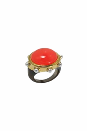 Clear Gold Polished Gold Frosty Lobster Ring Instant Discount Grab Your Savings