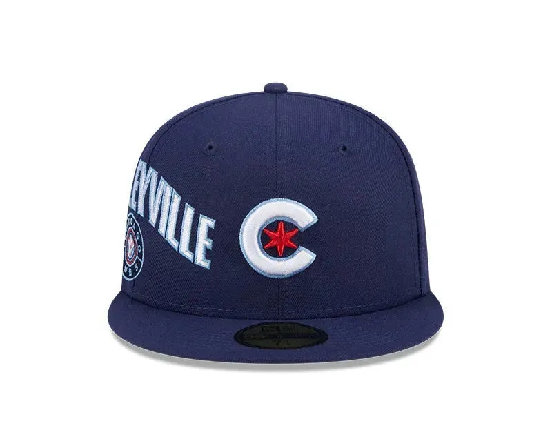 Best Deal Online Clearance Sale New Era 59Fifty Mlb Chicago Cubs Citycon Navy / Grey Uv Fitted Cap