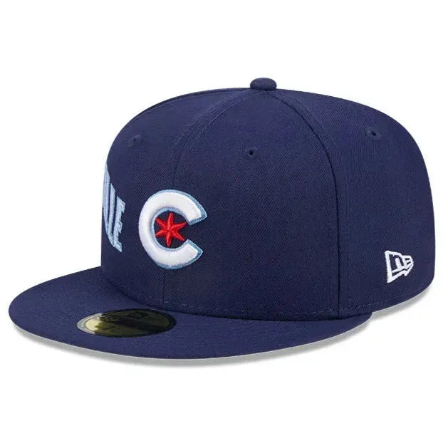 New Era 59Fifty Mlb Chicago Cubs Citycon Navy / Grey Uv Fitted Cap Price Slash Today Trending Deals Today