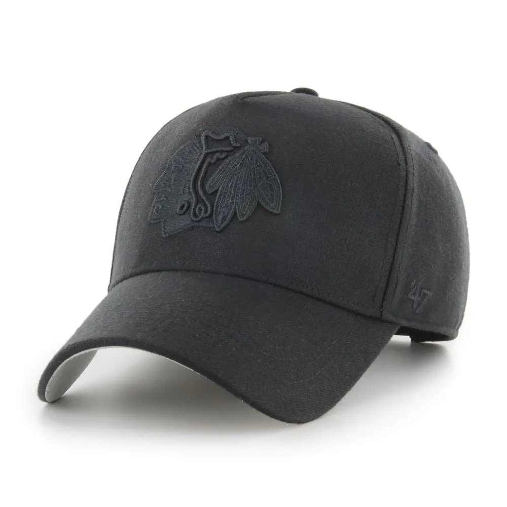Shop Todays Picks Chicago Blackhawks Black/Black 47 Mvp Dt Snapback