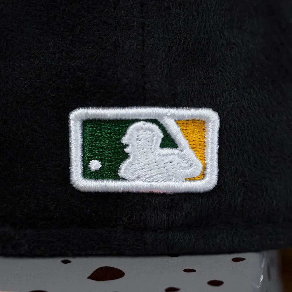 Shop Now & Save New Era 59Fifty Mlb Oakland Athletics Black Faux Suede/ Grey Uv Fitted Cap