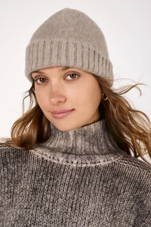 Sweet Deal Inside Exclusive Online Discount Ribbed Carded Beanie Hat In Mastice