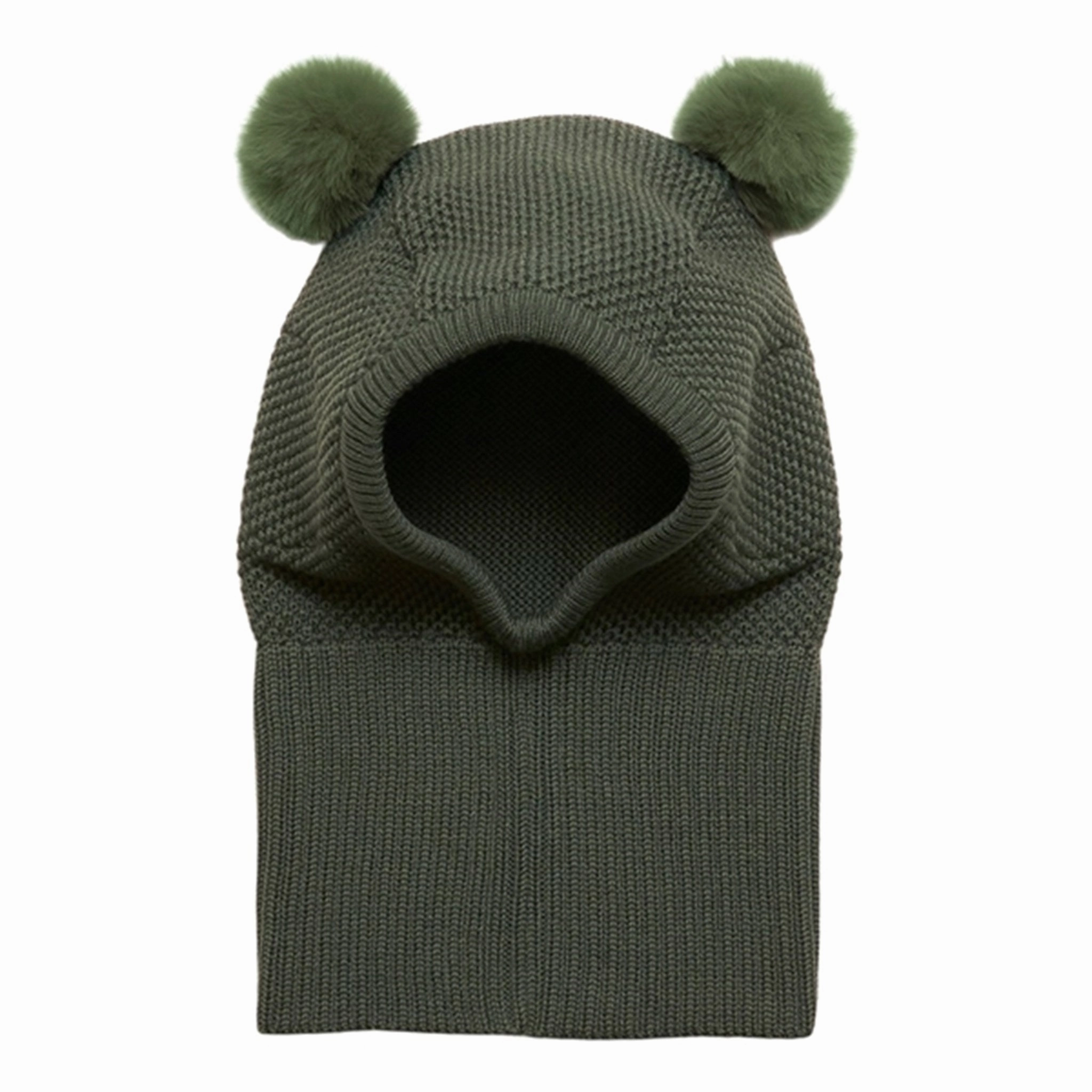 Huttelihut Balaclava Wool Knit Windstop Wooly Green Olive Hot Item Clearance Todays Mega Savings