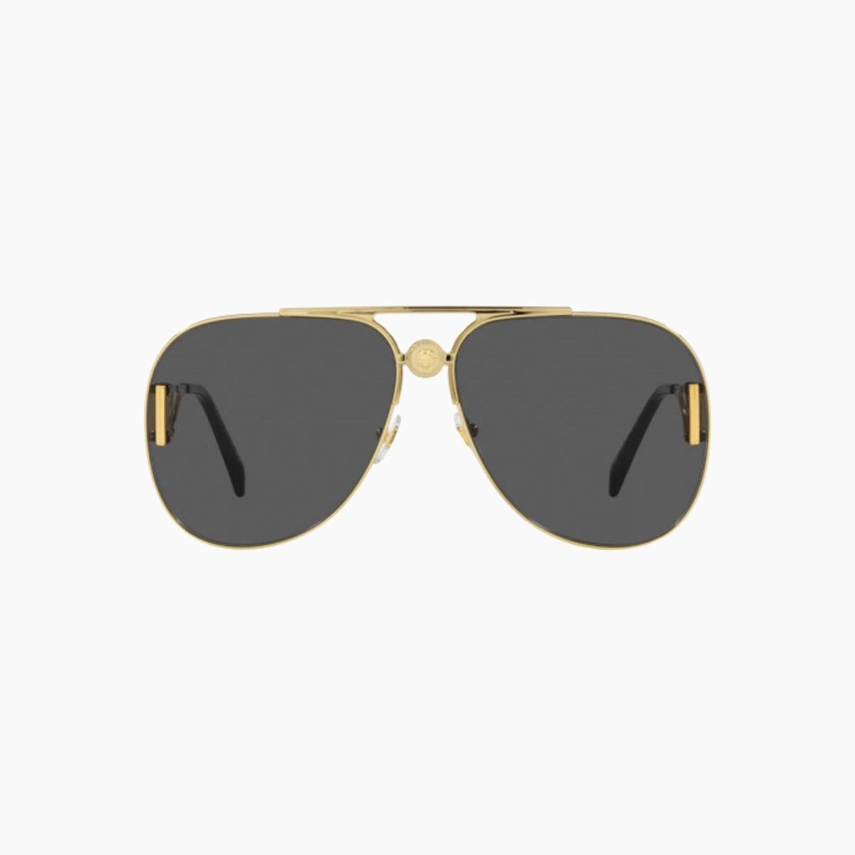 Special Deals Online Save Big Today Versace Gold Dark Grey Sunglasses