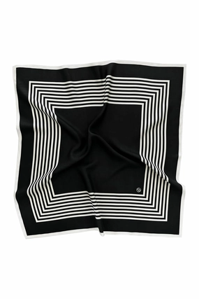 Special Occasion Discount Unmissable Deal Today No. 2 Scarf 65 Cm. Black/Cream