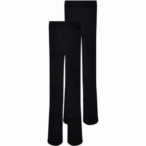 Todays Mega Savings Kids Only Black Saga Tights 2-Pack