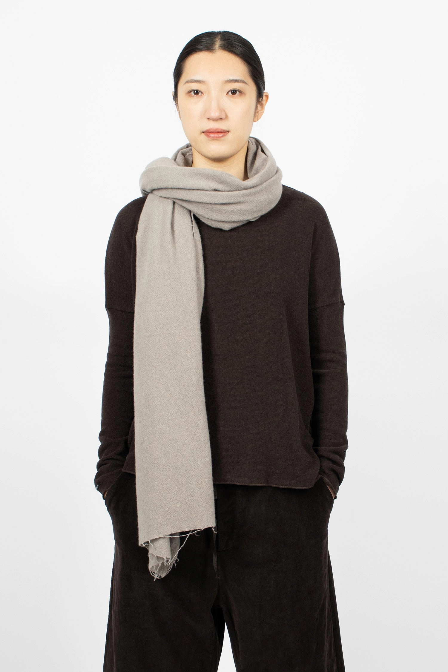 Best Deal Online Up#94_31 Upcycled Soft Scarf Marron Glace