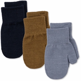 Today Only Discount Alert Konges Sljd Shitake/Stormy/Naval 3-Pak Filla Mittens