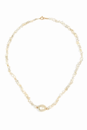Special Offer Inside Big Savings Today Cream Natural Keshi Pearl Necklace