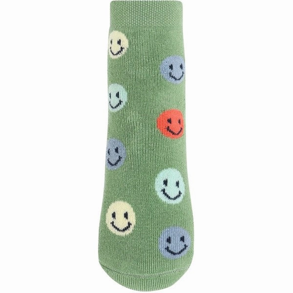 Daily Hot Deal Melton Smile Anti-Slip Socks Watercress